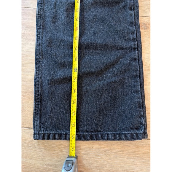 Revice Denim Venus Flares Jeans Washed Black Crossover Fly Wide Leg Size 23 NWT - Picture 5 of 7